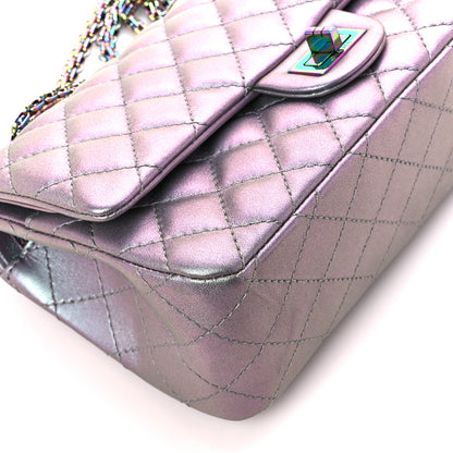 Chanel Iridescent Lambskin Quilted 2.55 Reissue 225 Flap Light Purple 9 of 11