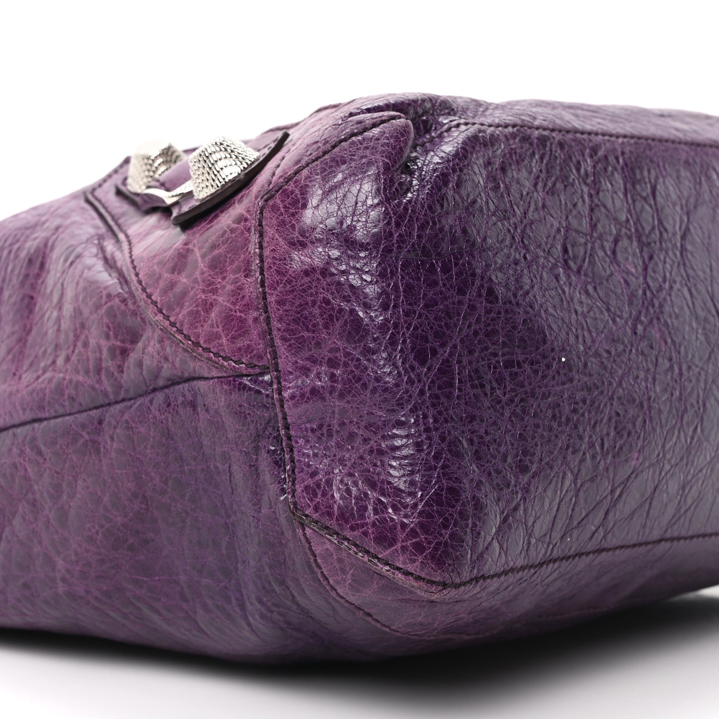 Agneau Giant 21 Silver Hardware Day Hobo Raisin