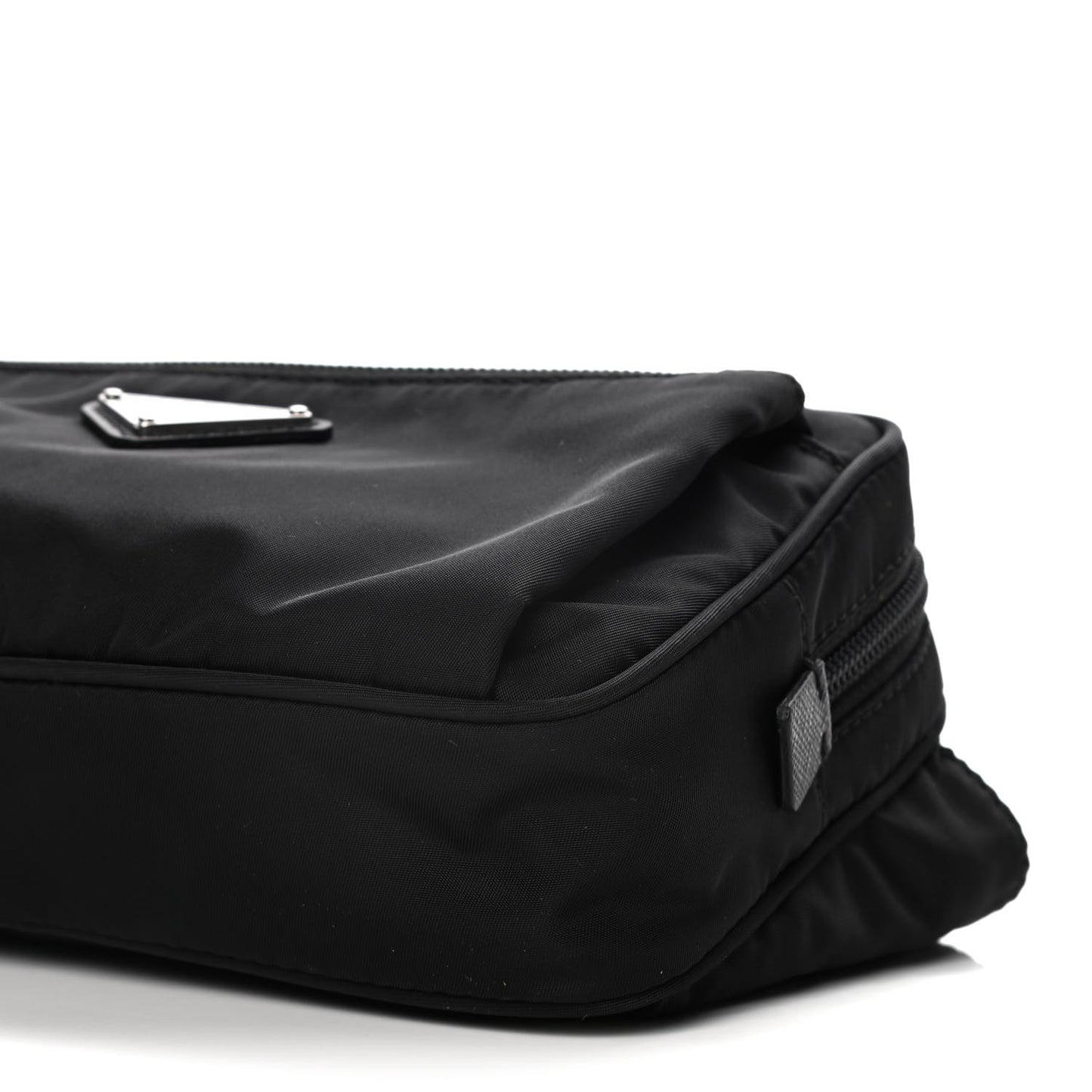 Tessuto Nylon Saffiano Belt Bag Black