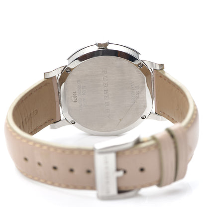 Burberry Stainless Steel Calfskin 38mm The City Quartz Watch Beige BU9010 4 of 5
