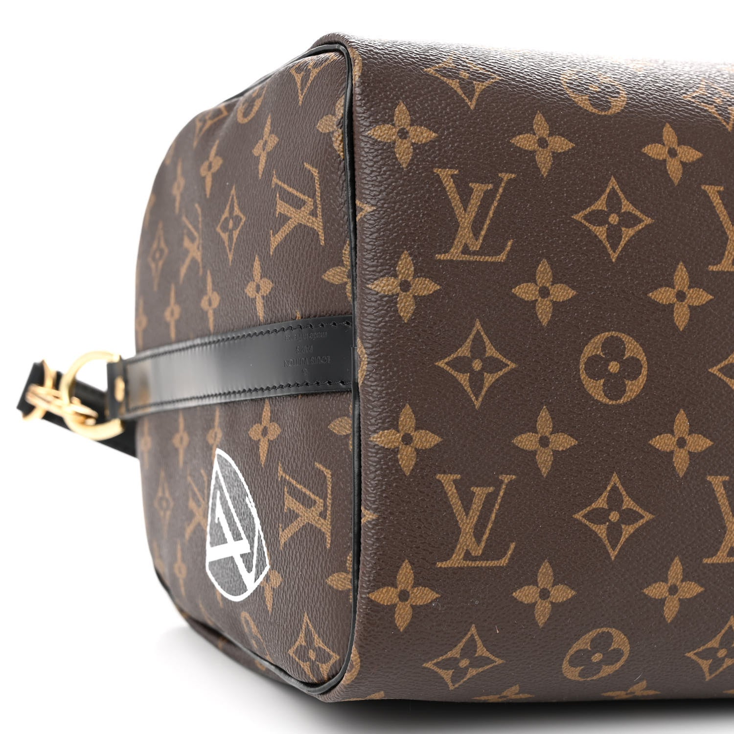 Louis Vuitton Monogram My World Tour Speedy Bandouliere 30 Black 10 of 11