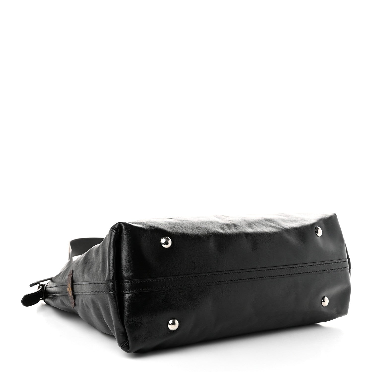 Louis Vuitton Lambskin CarryAll Vibe MM Black 4 of 9