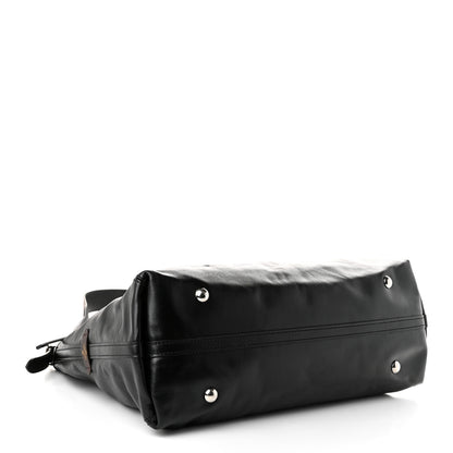 Louis Vuitton Lambskin CarryAll Vibe MM Black 4 of 9