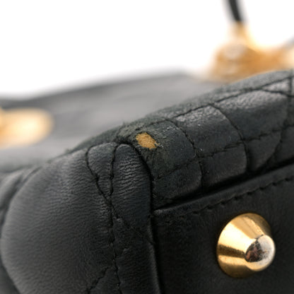 Christian Dior Lambskin Cannage Large Lady Dior Black 16 of 16