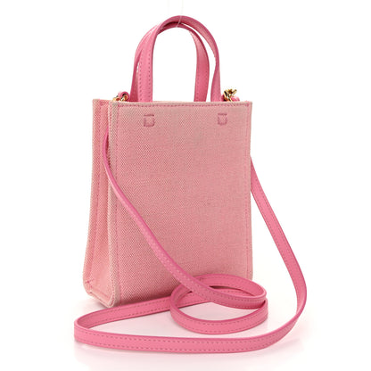 Givenchy Canvas Mini G Vertical Shopping Tote Bright Pink 3 of 10