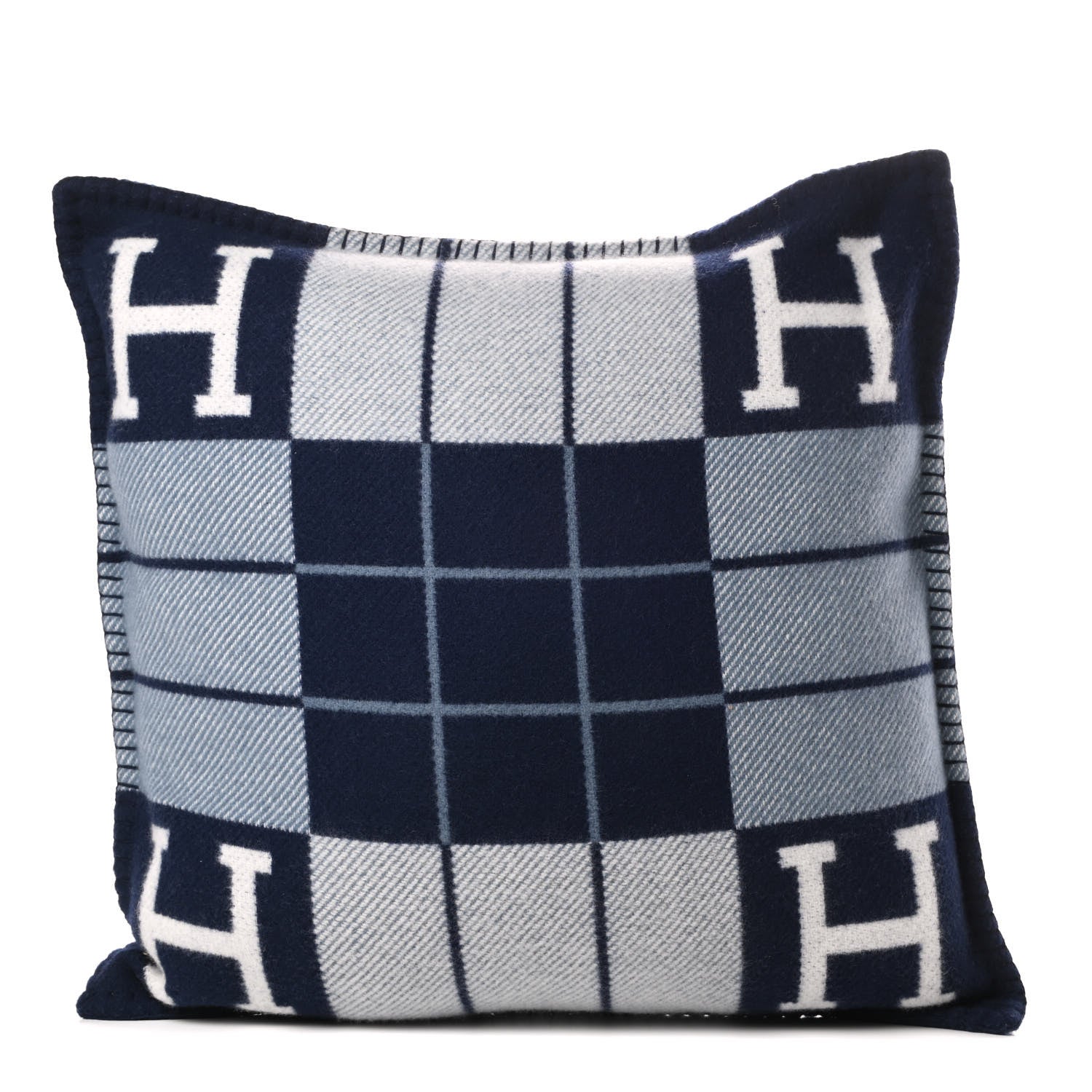Hermes Wool Cashmere Avalon III Pillow PM Ecru Caban 1 of 3