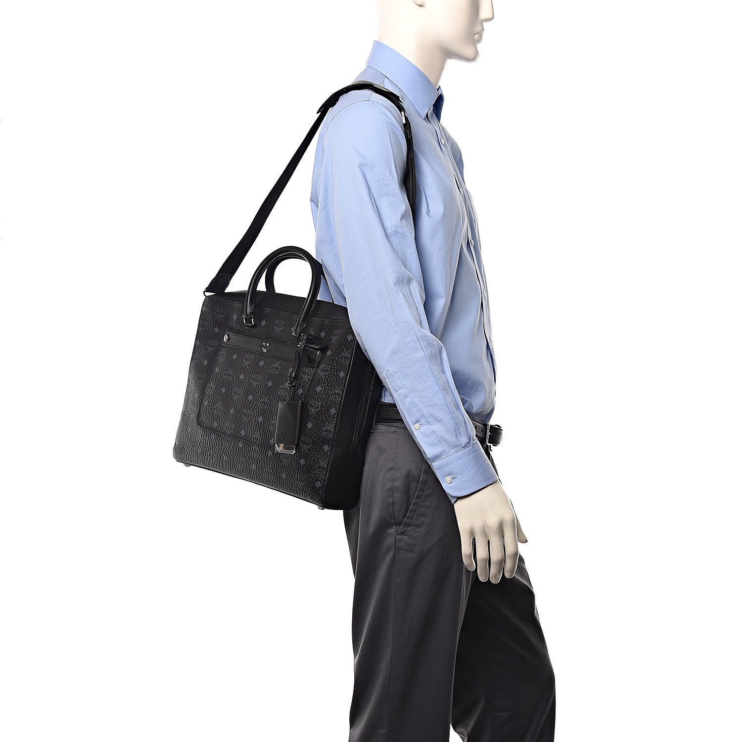 MCM Visetos Medium Markus Briefcase Black 1 of 14