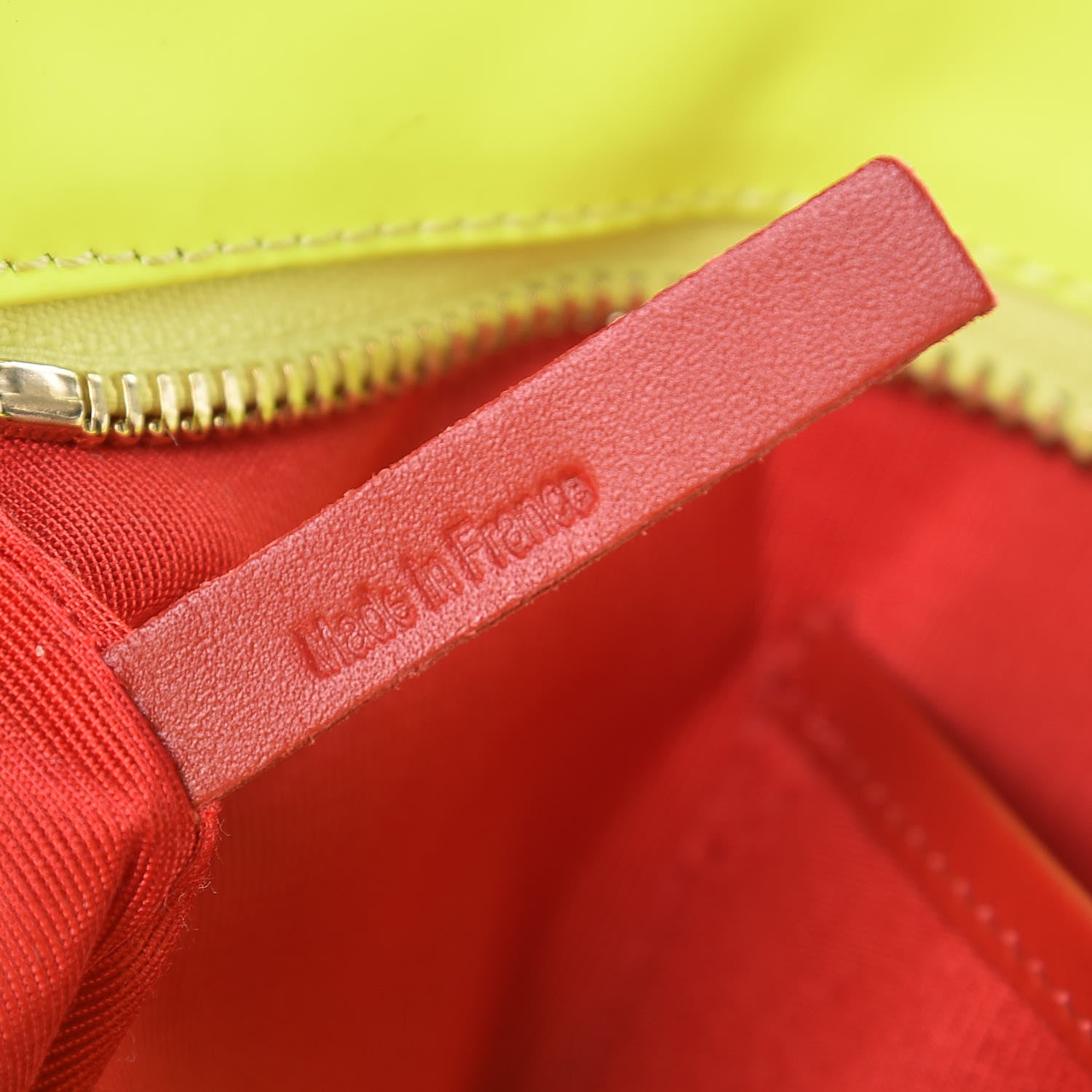 Christian Louboutin Calfskin Studded Loubiposh Chain Clutch Fluo Yellow 7 of 8