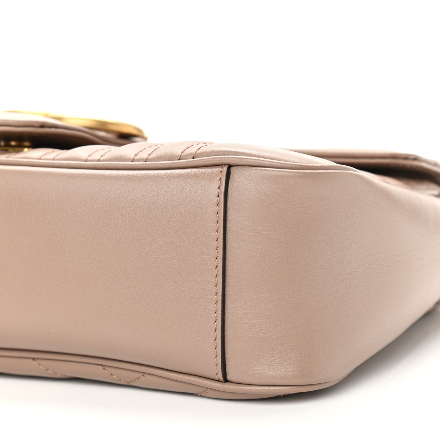 Calfskin Matelasse Small GG Marmont Shoulder Bag Porcelain Rose