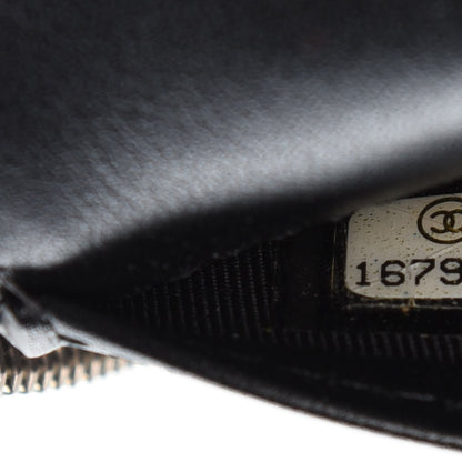 Chanel Patent Quilted Large Zip Around Organizer Wallet So Black 8 of 10