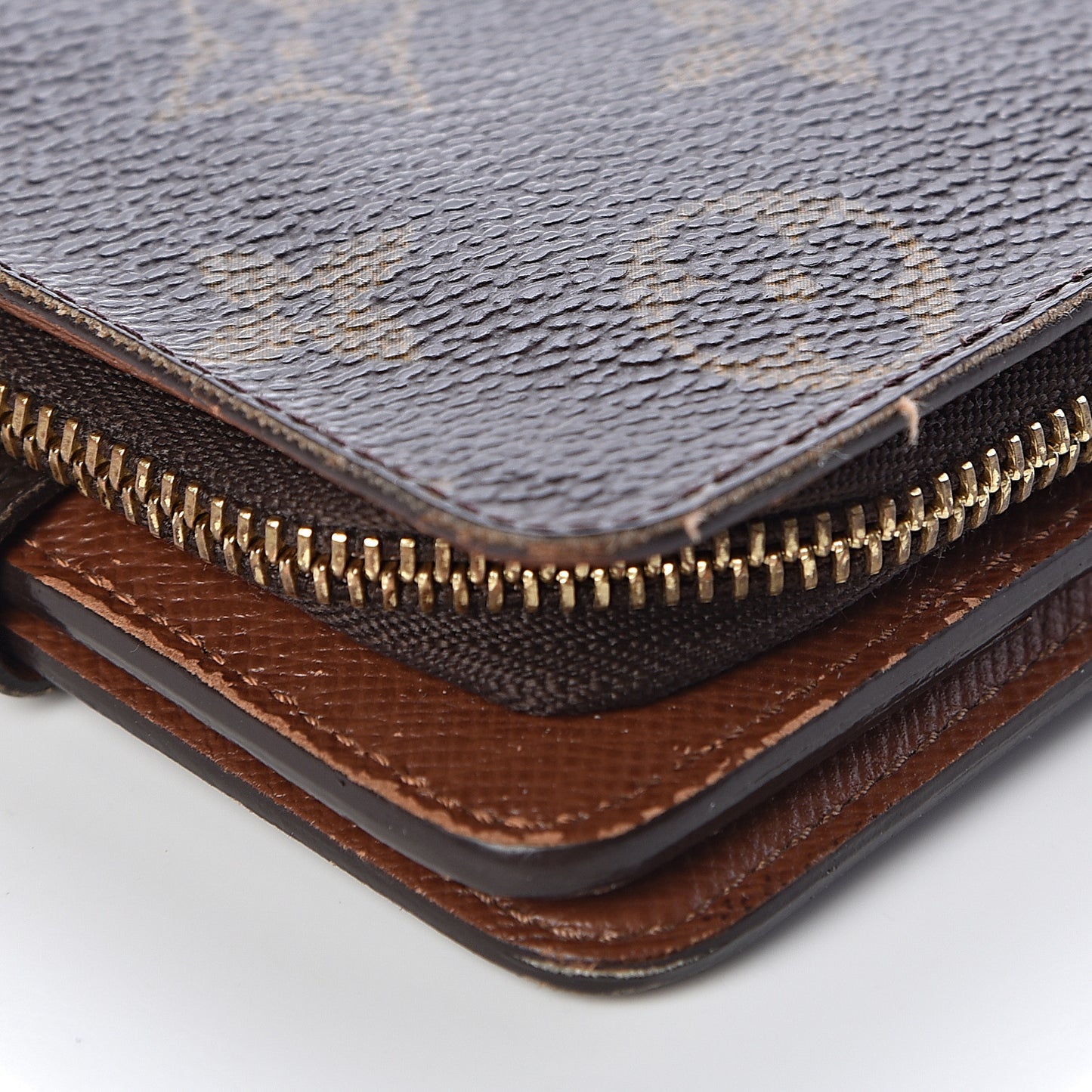 Monogram Compact Zippe Zipped Wallet