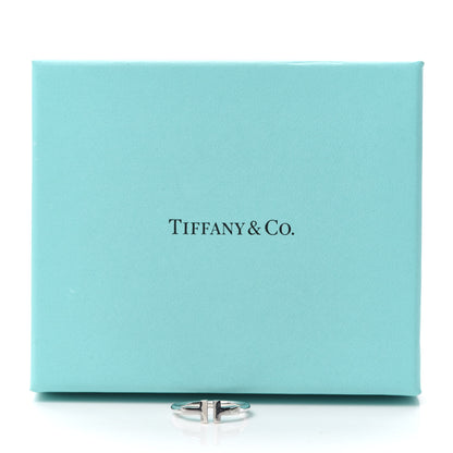 Tiffany 18K White Gold T Wire Ring 53 6.25 5 of 5