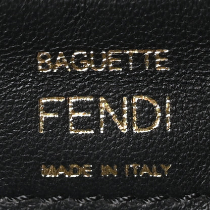 Fendi Nappa FF 1974 Embossed Baguette Black 6 of 10