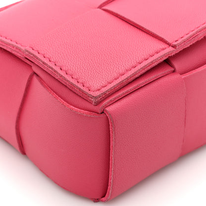 Bottega Veneta Lambskin Maxi Intrecciato Extra Mini Cassette Crossbody Bag Bon Bon 9 of 12