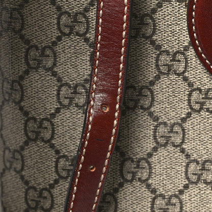 Gucci GG Supreme Monogram Small Zip Top Tote Beige Tuscany 11 of 11