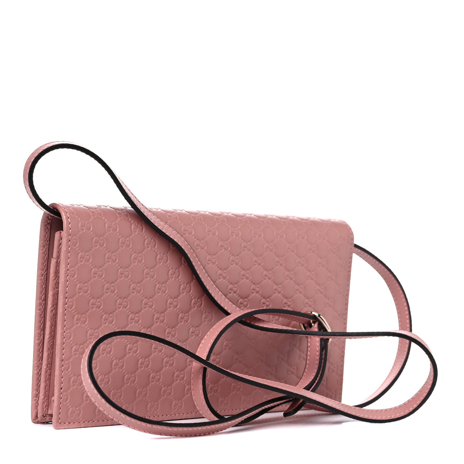 Gucci Microguccissima Crossbody Wallet Soft Pink 3 of 10