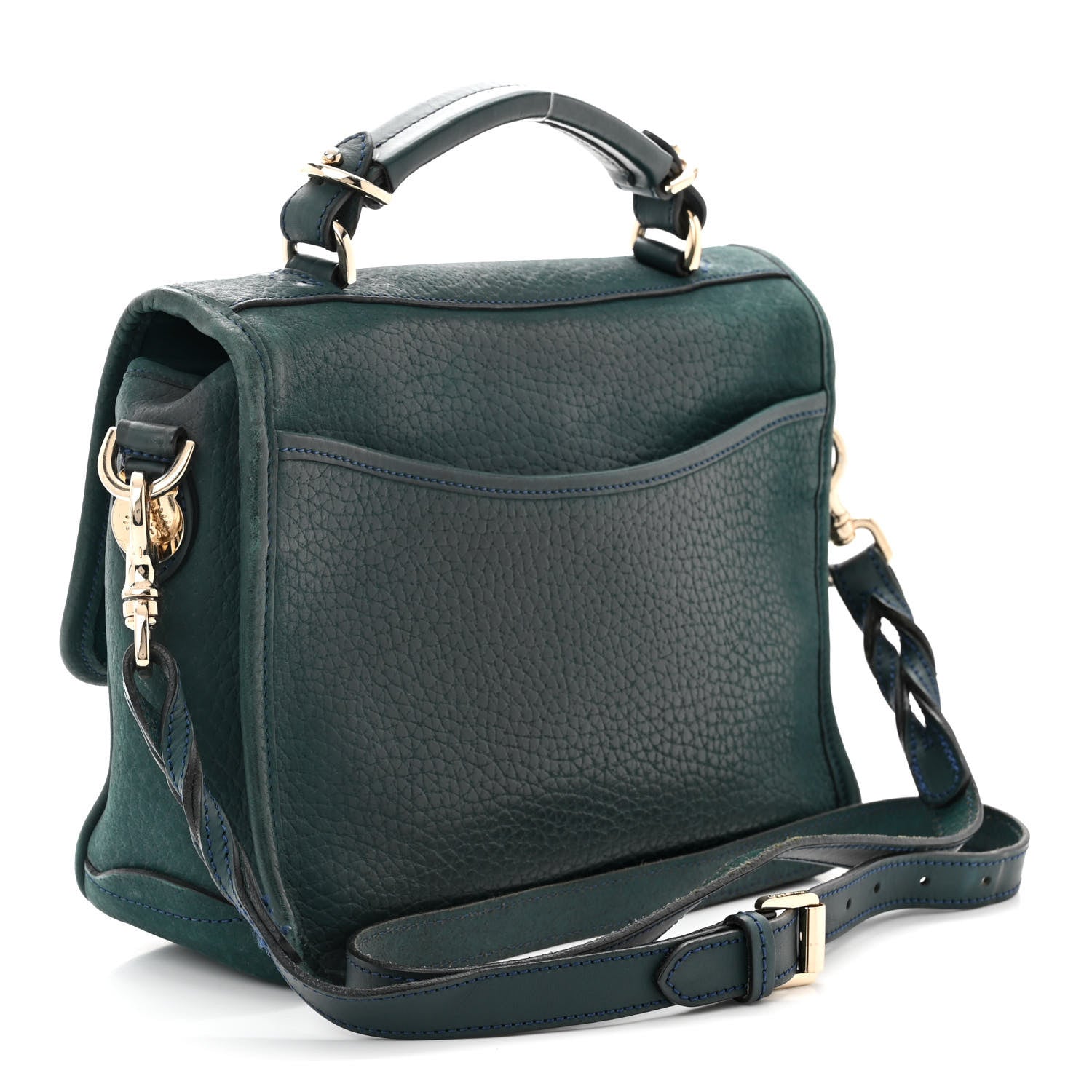 Mulberry Shrunken Calfskin Medium Bryn Petrol 3 of 13