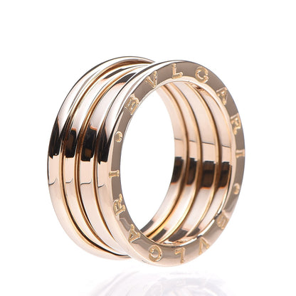 Bulgari 18K Yellow Gold B.Zero1 Three-Band Ring 56 7.5 4 of 5