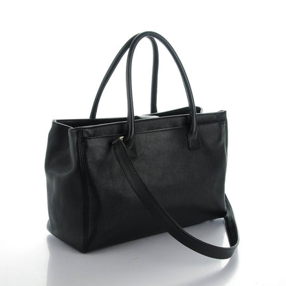 Chanel Calfskin Cerf Executive Shopper Tote Black 3 of 7