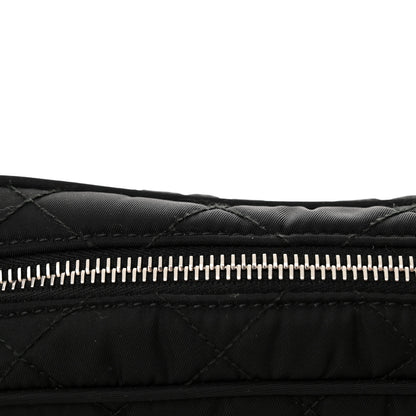 Prada Nylon Tessuto Impuntu Quilted Bandoliera Crossbody Bag Black 12 of 13