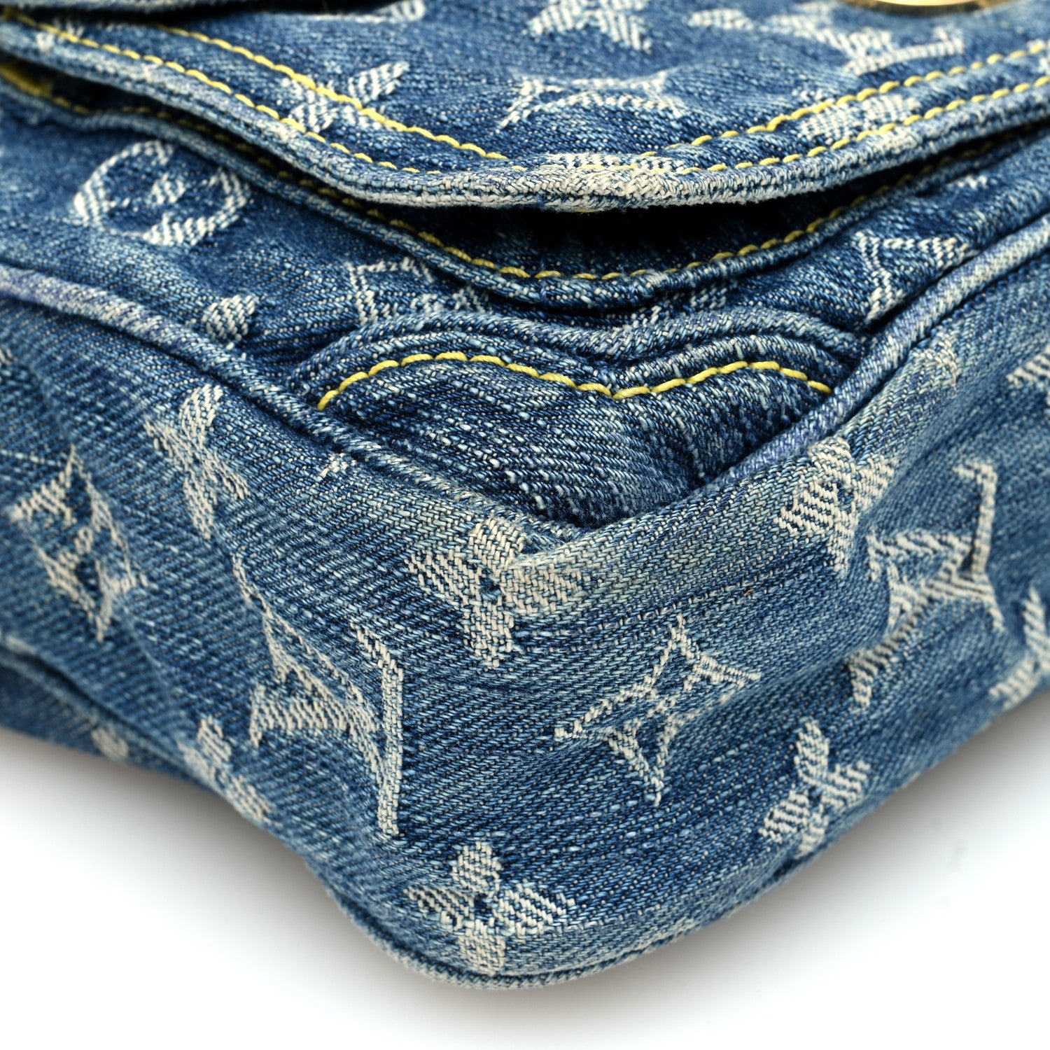 Louis Vuitton Monogram Denim Bum Bag Blue 8 of 9