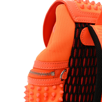 Christian Louboutin Calfskin Spiked Small Explorafunk Backpack Fluo Orange 13 of 13