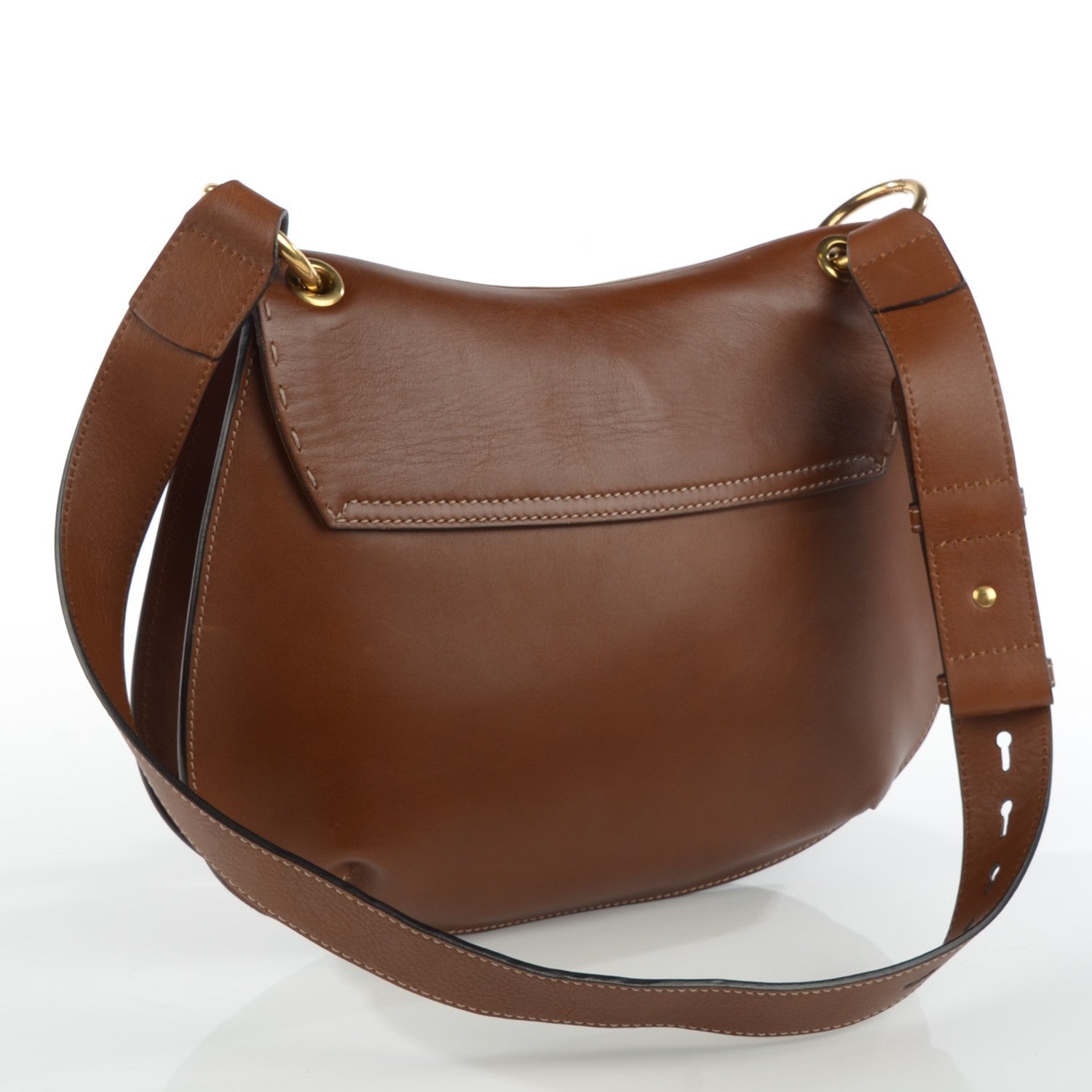 Gucci Calfskin Feline GG Marmont Flap Shoulder Bag Cuir 3 of 7