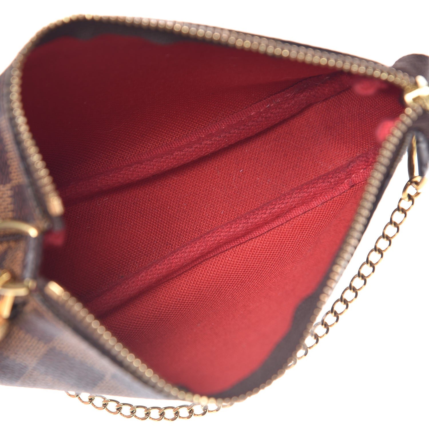 Louis Vuitton Damier Ebene Mini Pochette Accessories 5 of 7