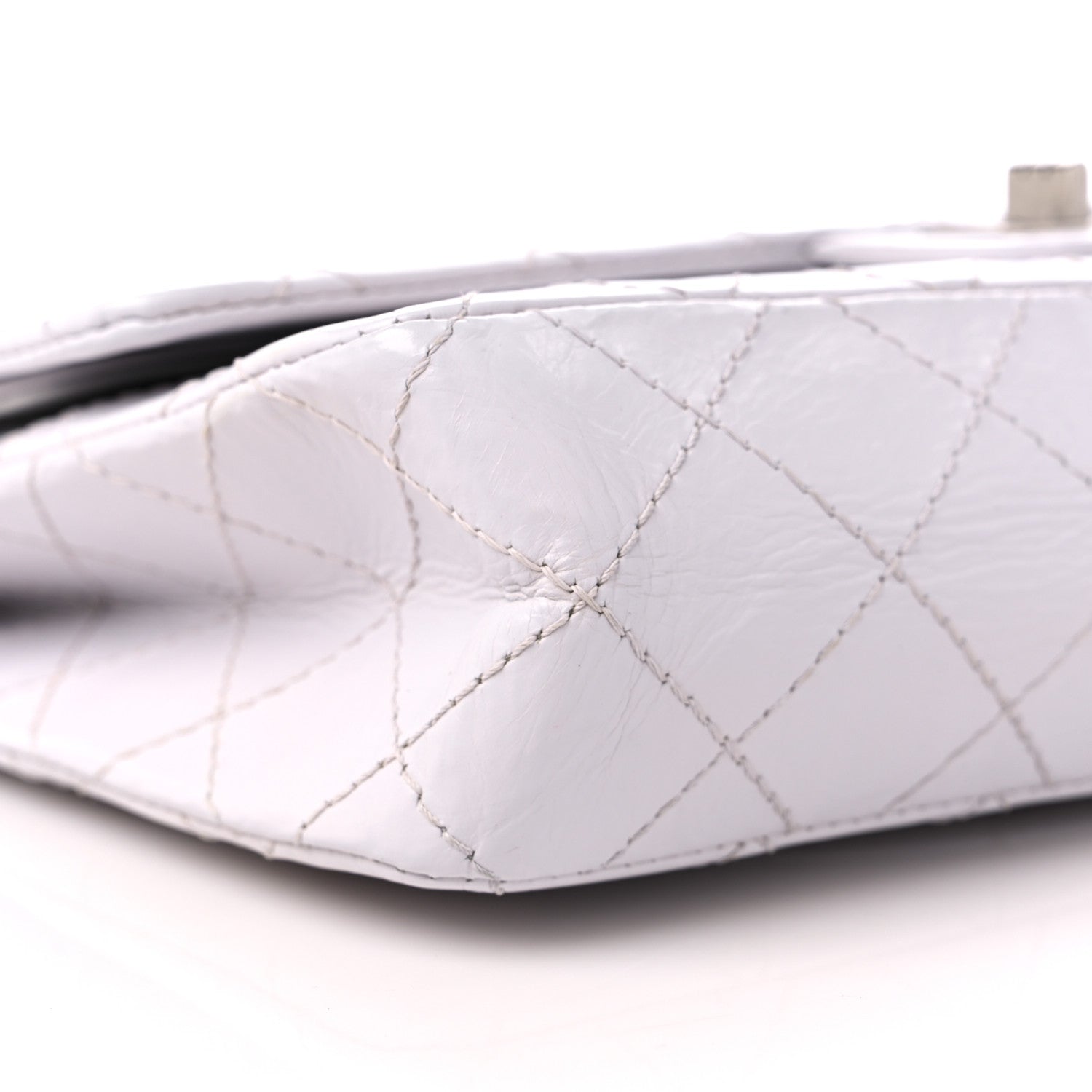 Chanel Aged Calfskin Quilted 2.55 Reissue 226 Flap White 9 of 10