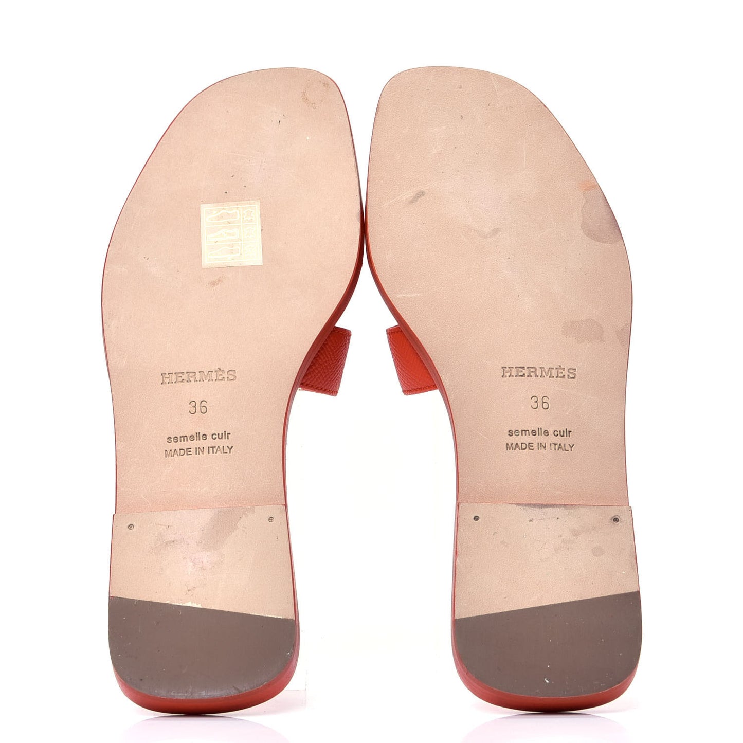Epsom Oran Sandals 36 Orange Poppy