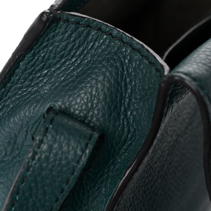Chloe Calfskin Mini Marcie Round Crossbody Bag Teal 12 of 12