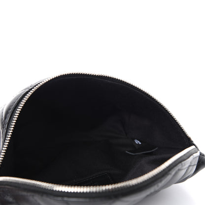 Chanel Grained Calfskin Quilted Waist Belt Bag Black 5 of 11