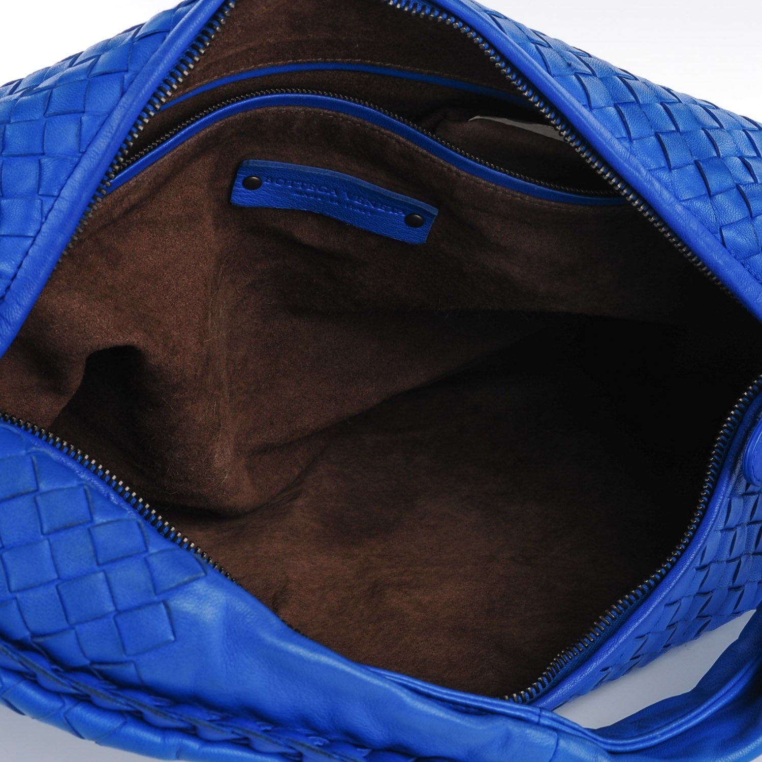 Bottega Veneta Nappa Intrecciato Large Veneta Hobo Signal Blue 5 of 8