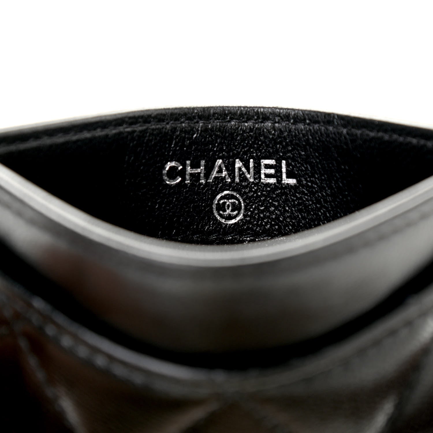 Chanel Lambskin Quilted Card Holder So Black 6 of 8