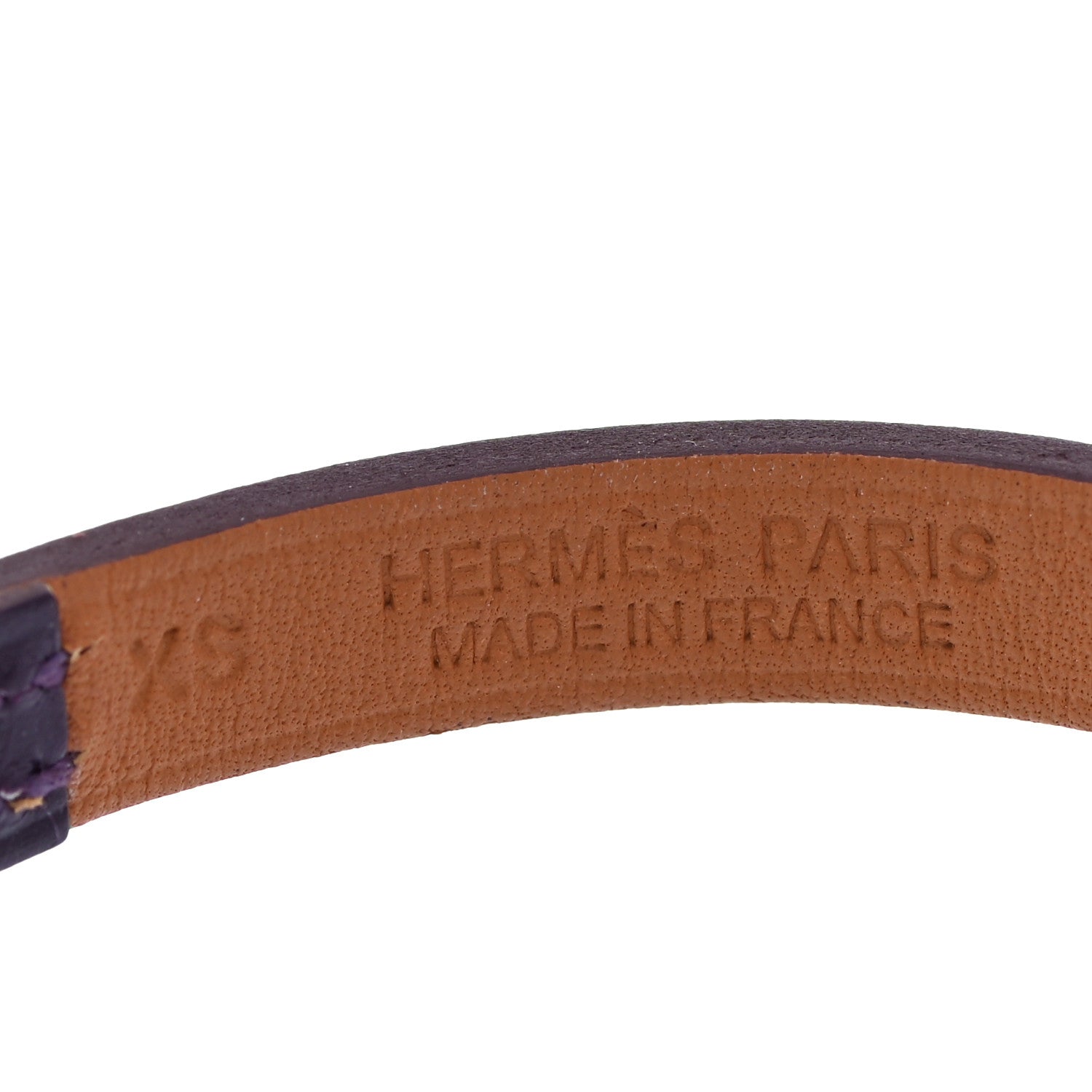 Hermes Chamonix Micro Rivale Bracelet XS Raisin 5 of 7