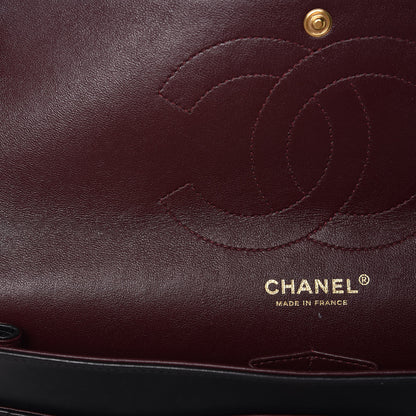 Chanel Lambskin Quilted Jumbo Double Flap Black 8 of 21