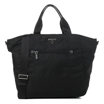 Prada Tessuto Nylon Shopping Tote Black 1 of 11