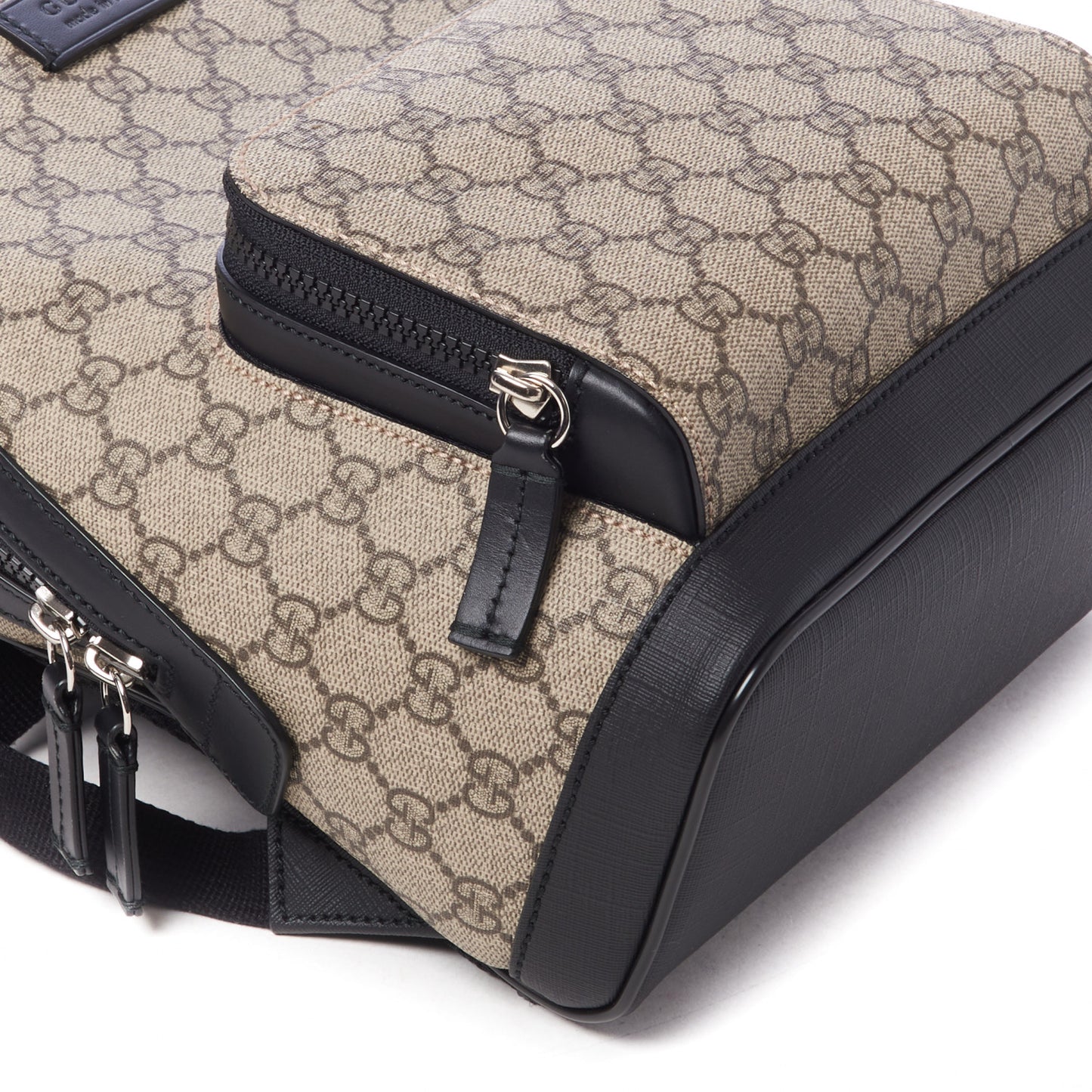 GG Supreme Monogram Small Eden Day Backpack Black