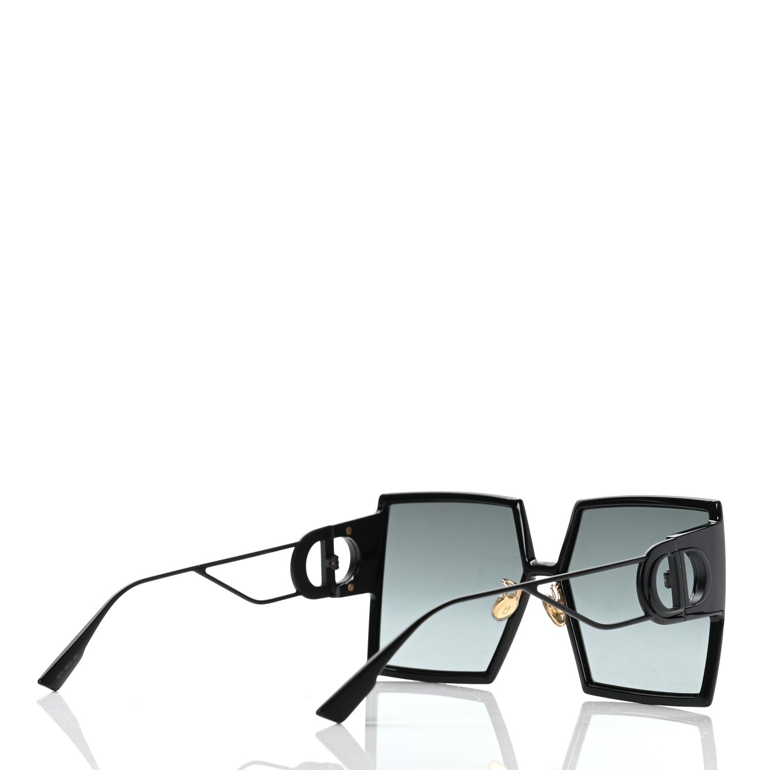 Christian Dior Square 30 Montaigne Sunglasses Black 4 of 4
