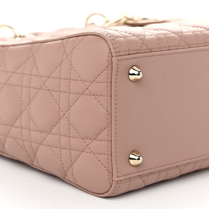 Christian Dior Lambskin Cannage Large Lady Dior Fard 9 of 11