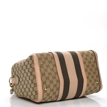 Gucci Monogram Vintage Web Medium Boston beige 4 of 12