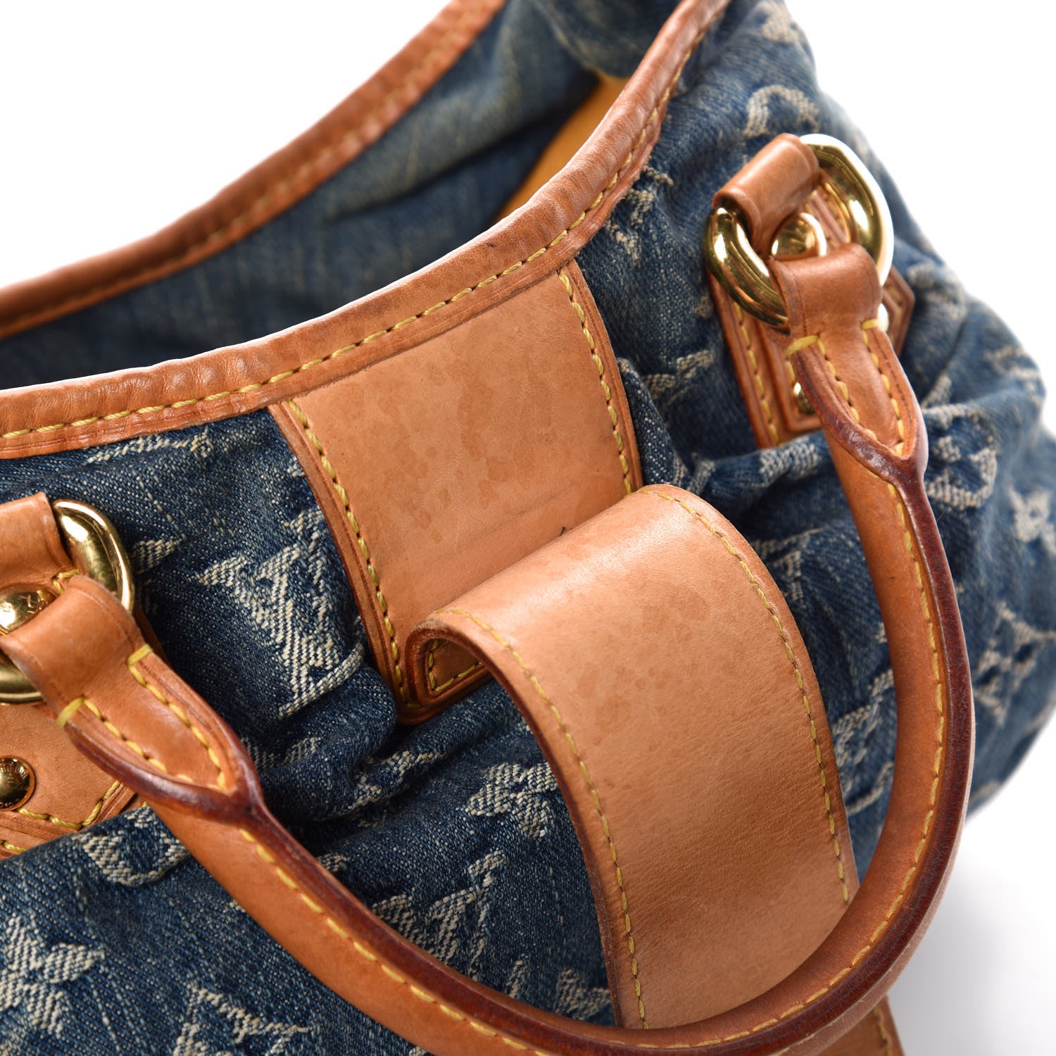 Louis Vuitton Monogram Denim Pleaty Blue 9 of 14