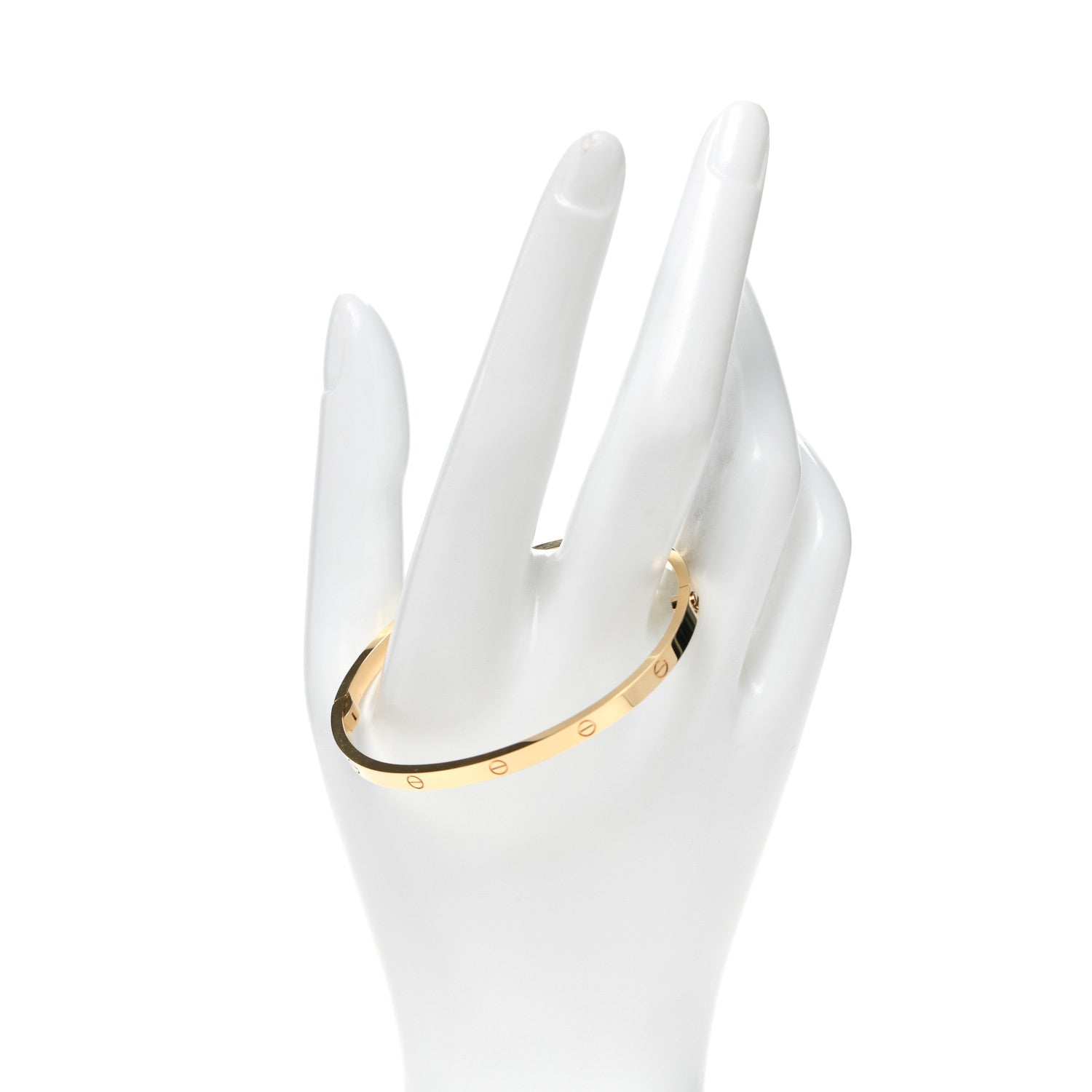 Cartier 18K Yellow Gold Small LOVE Bracelet 17 2 of 7