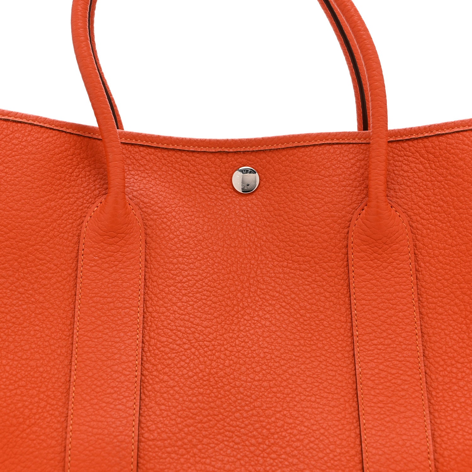 Hermes Vache Country Garden Party 36 MM Orange 8 of 10
