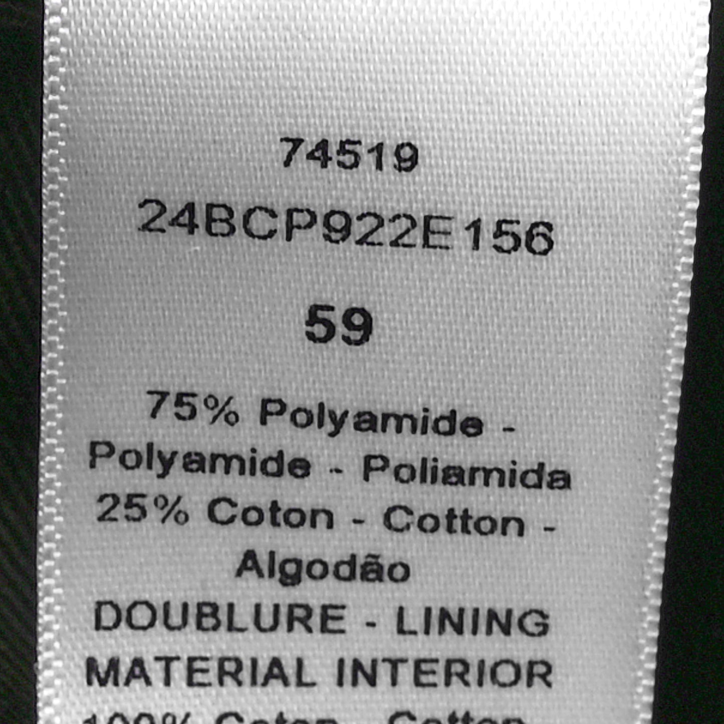 Cotton D-Player Cap 59 Black