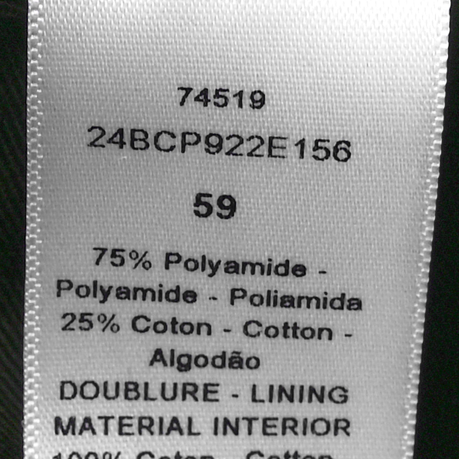 Christian Dior Cotton D-Player Cap 59 Black 9 of 9