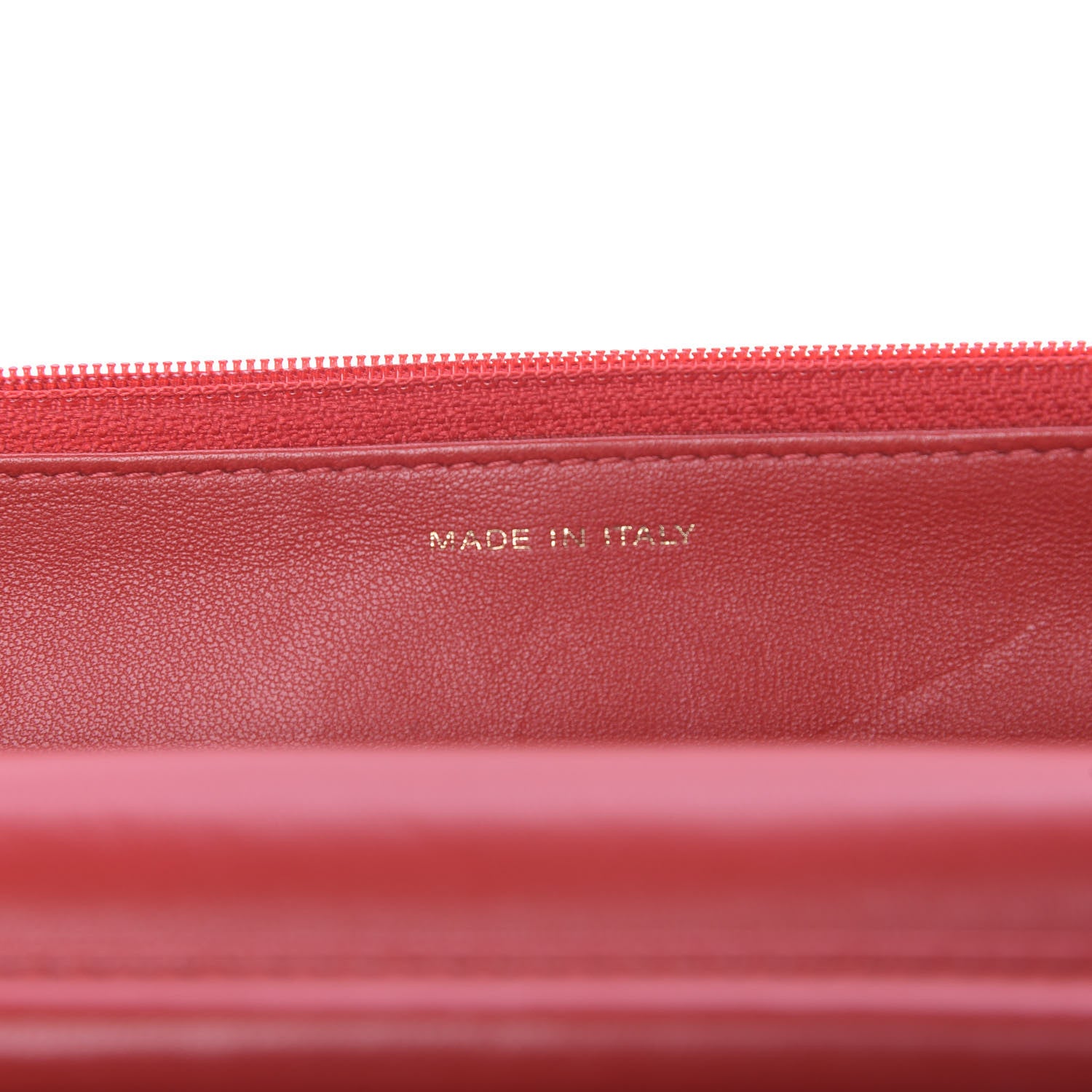Chanel Lambskin Quilted Boy Wallet On Chain WOC Red 9 of 11