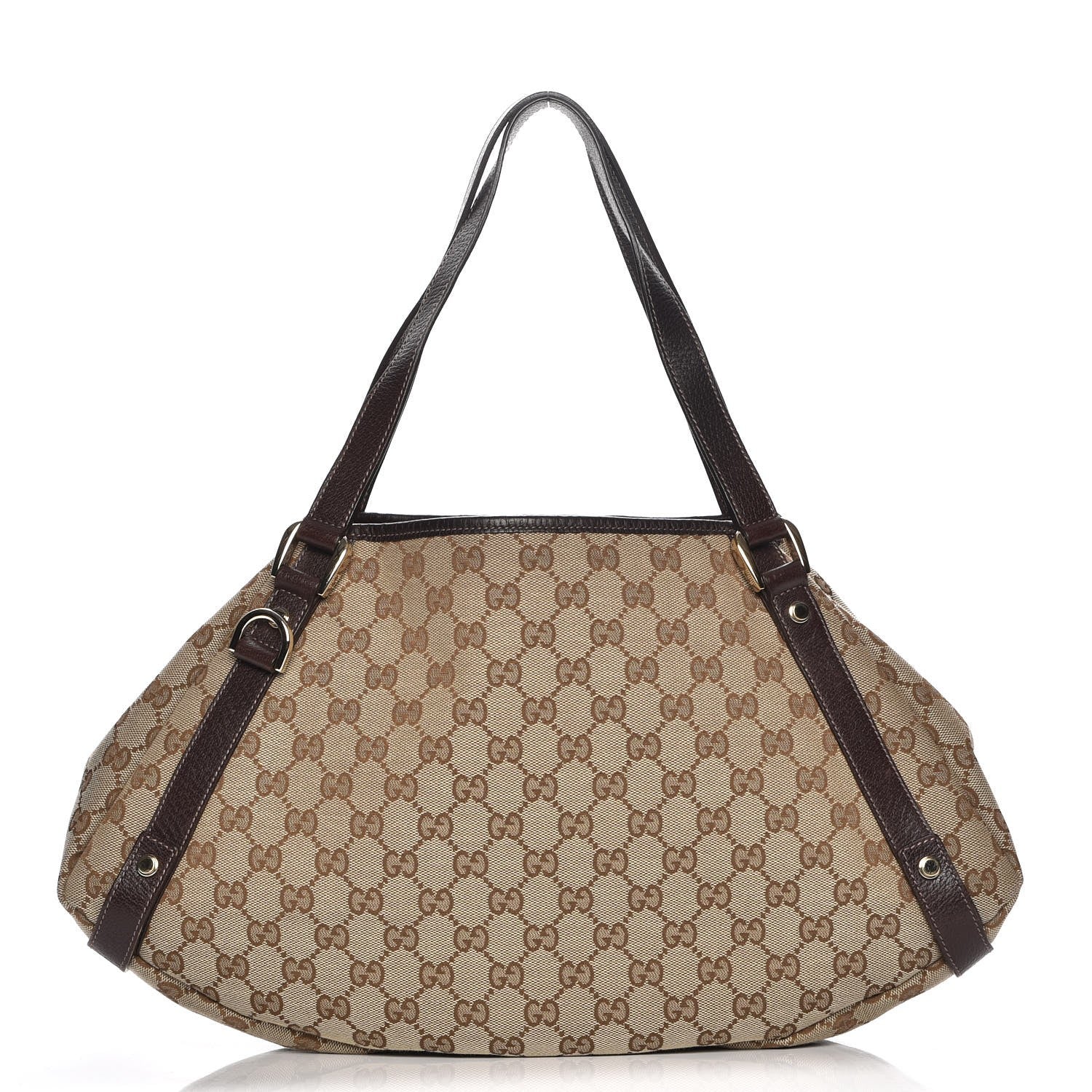 Gucci Monogram Medium Abbey Shoulder Bag Dark Brown 1 of 7