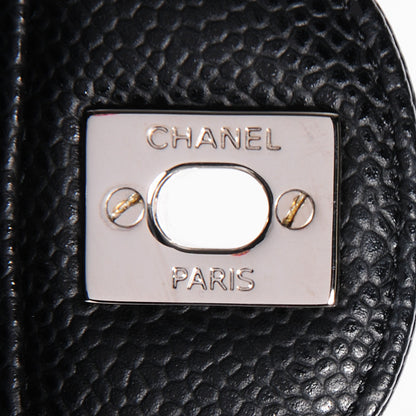 Chanel Caviar Quilted Medium Double Flap Black 6 of 9