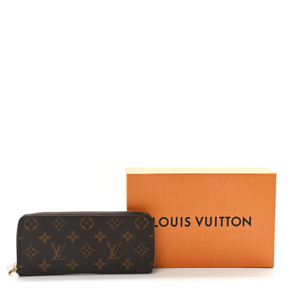 Louis Vuitton Monogram Clemence Wallet Rose Ballerine 11 of 11